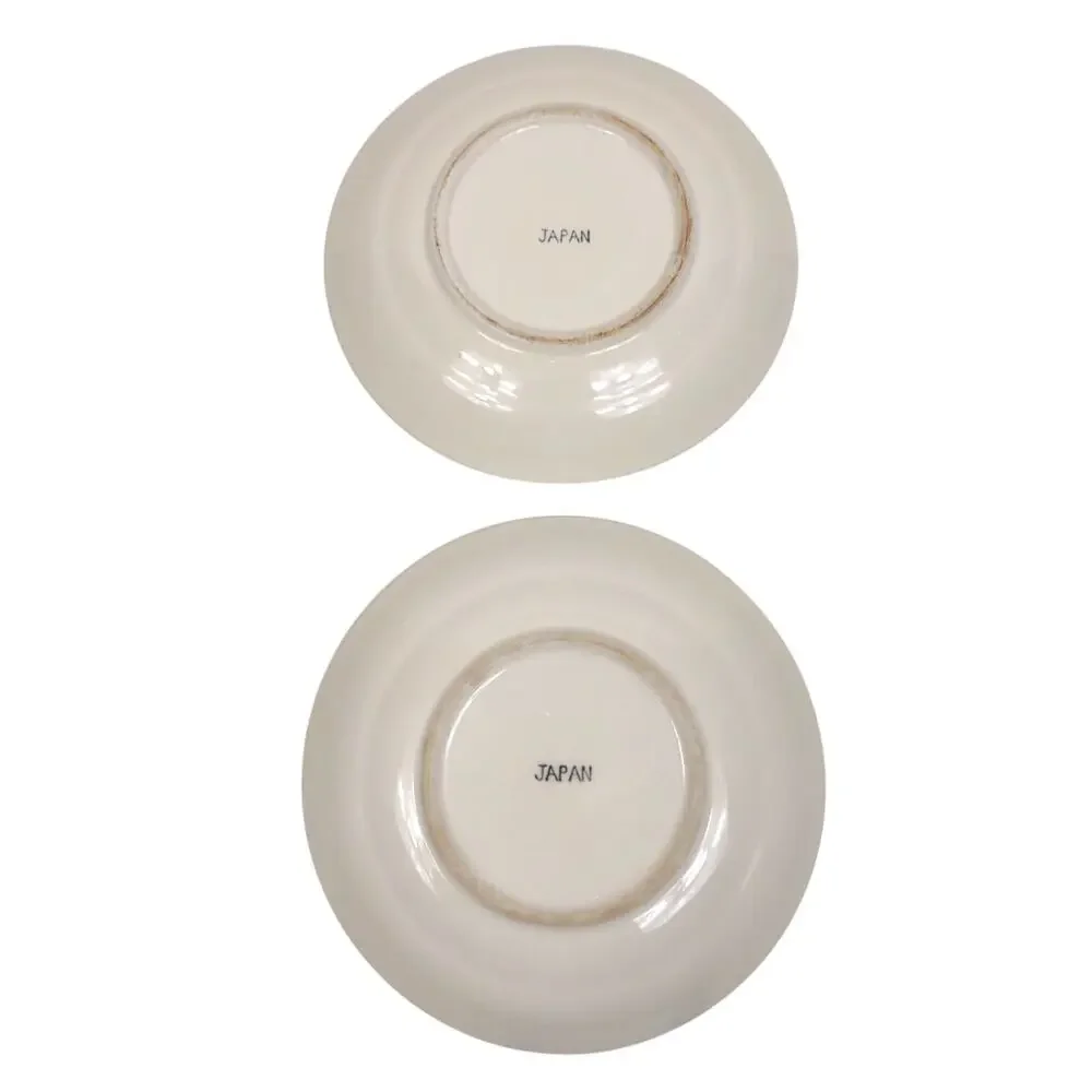 Set of 2 Moss Rose Replacment Saucers Only NO CUPS 5.5